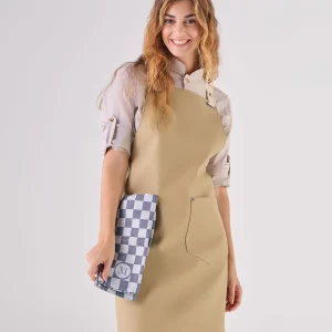 Avental Cruzado Eco-Pele