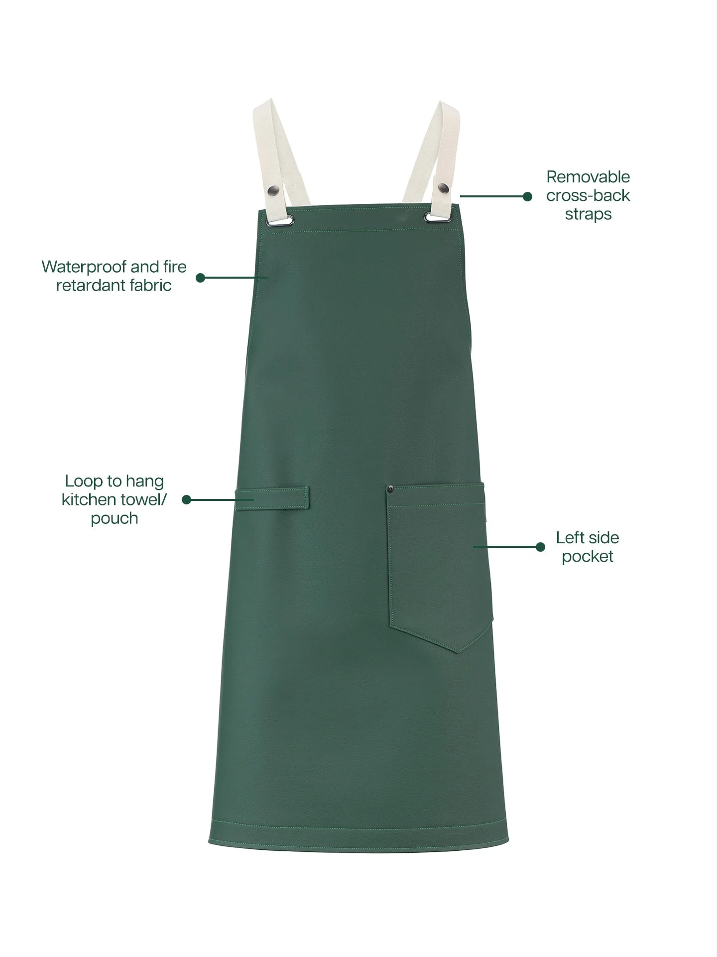 Avental Cruzado Eco-Pele – Image 5