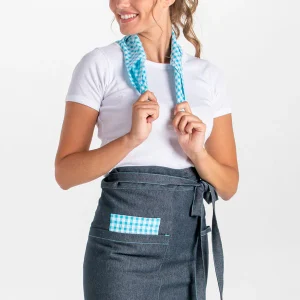 Avental Curto Demin Gil