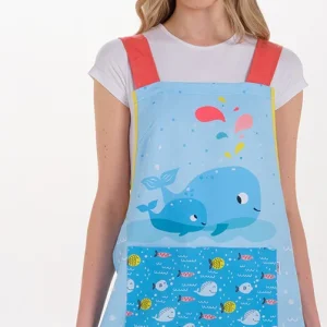 Avental Educadora Baleia Azul