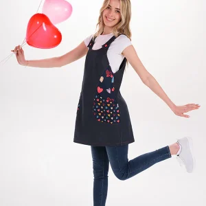 Avental Educadora Corações