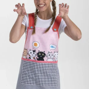 Avental Educadora Gatinhos Felizes