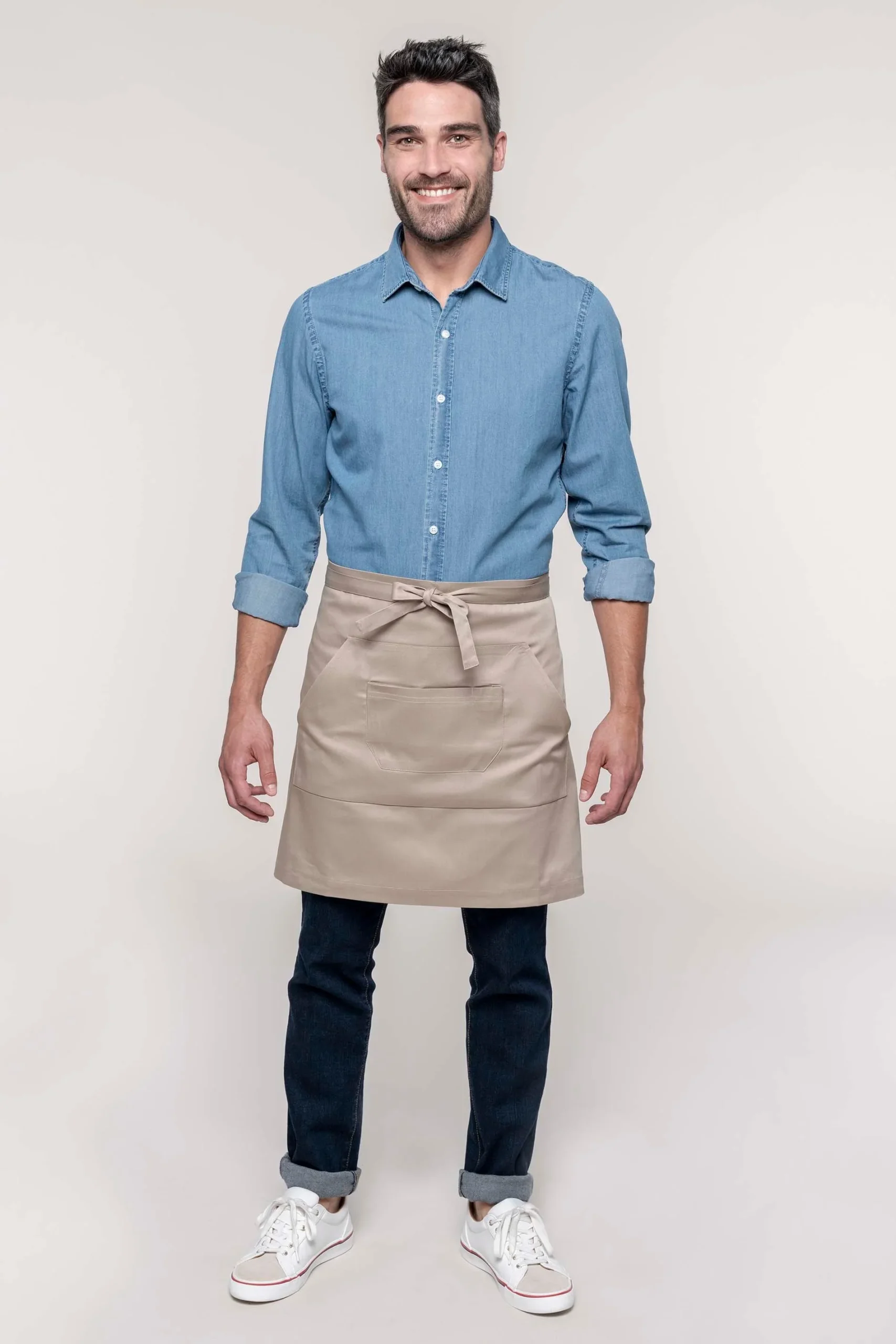 Avental Venti poliéster / algodão de comprimento Médio – Image 3