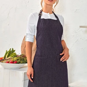 Avental denim biológico - comércio justo