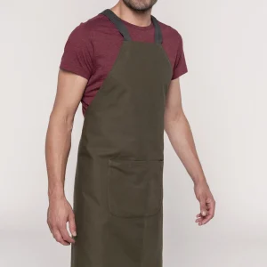 Avental em algodão biológico