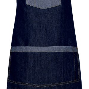 Avental em contraste Jeans