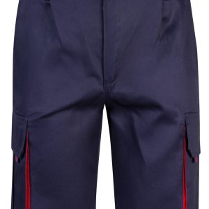 BERMUDAS BICOLOR MULTIBOLSOS em Marinho