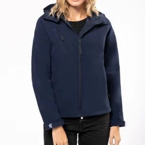 BLUSÃO SOFTSHELL DE SENHORA COM CAPUZ