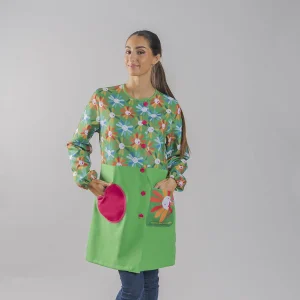 Bata Educadora Agatha Heart Flores