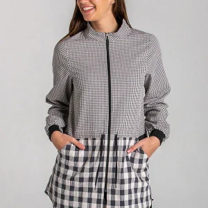 Bata Educadora xadrez cinza antracite