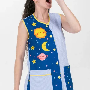 Bata de Educadora planetas