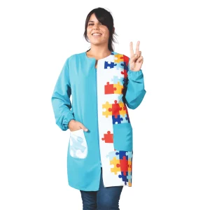 Bata de Senhora Especial Puzzle Autismo