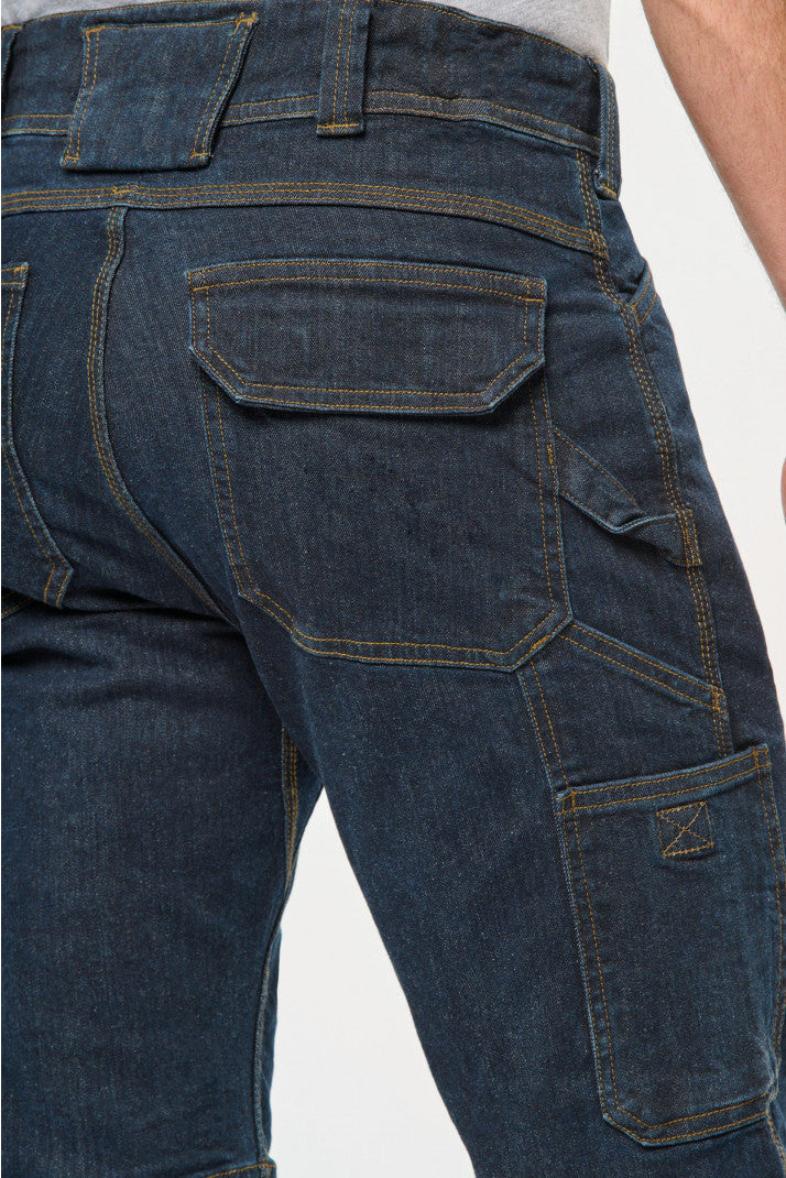 Bermuda de ganga multibolsos de homem – Image 6