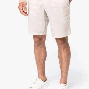 Bermuda de linho para homem