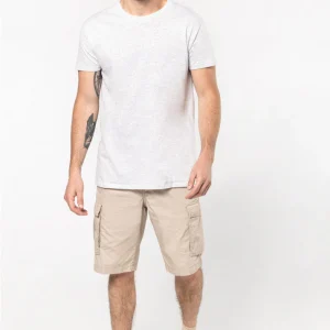 Bermuda leve multibolsos de homem