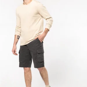 Bermuda multibolsos de homem