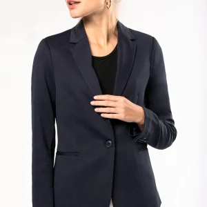 Blazer em malha de senhora