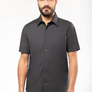 CAMISA DE MANGA CURTA COM STRETCH