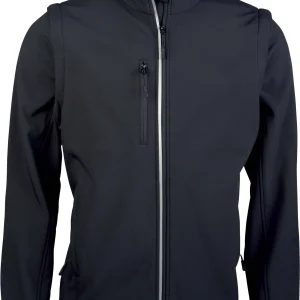 CASACO SOFTSHELL COM MANGAS AMOVÍVEIS