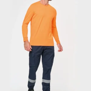 Calças Alta-Visibilidade celástico nos tornozelos