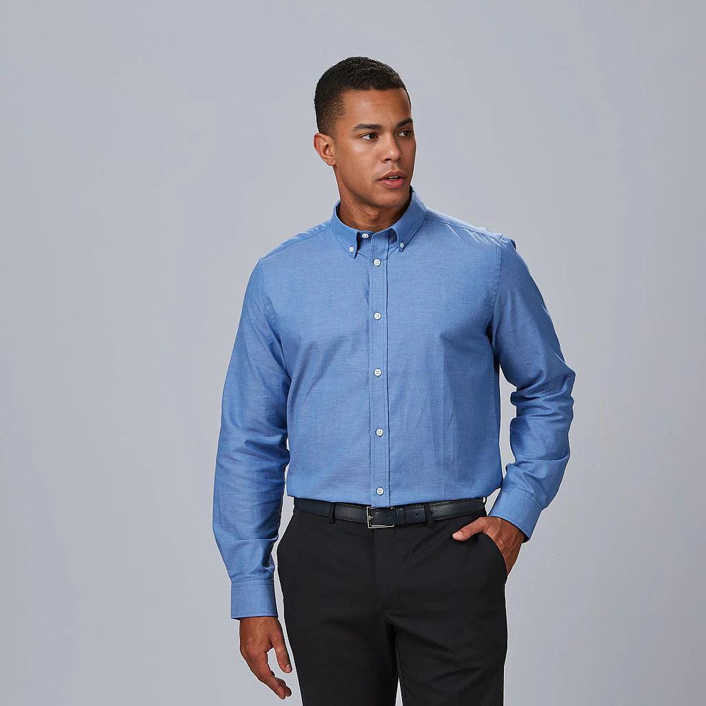 Camisa Homem Oxford Slim Fit – Image 6