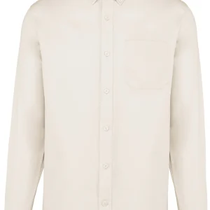 Camisa de homem de manga comprida em sarja