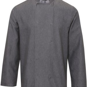 Jaleca de chef de cozinha Denim