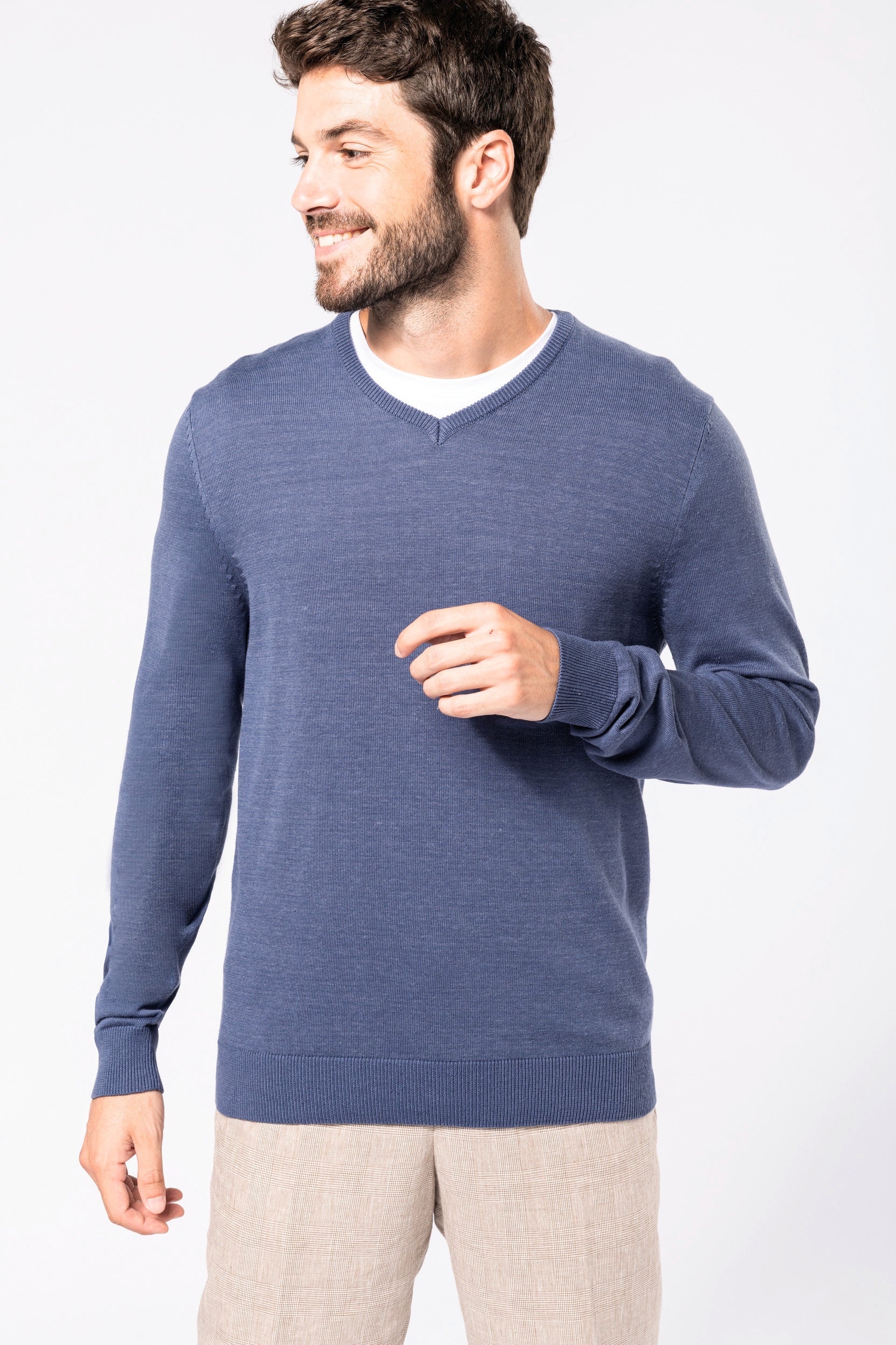 PULLOVER Genebra Homem decote em V – Image 3