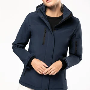 Parka Softshell acolchoada de senhora com capuz