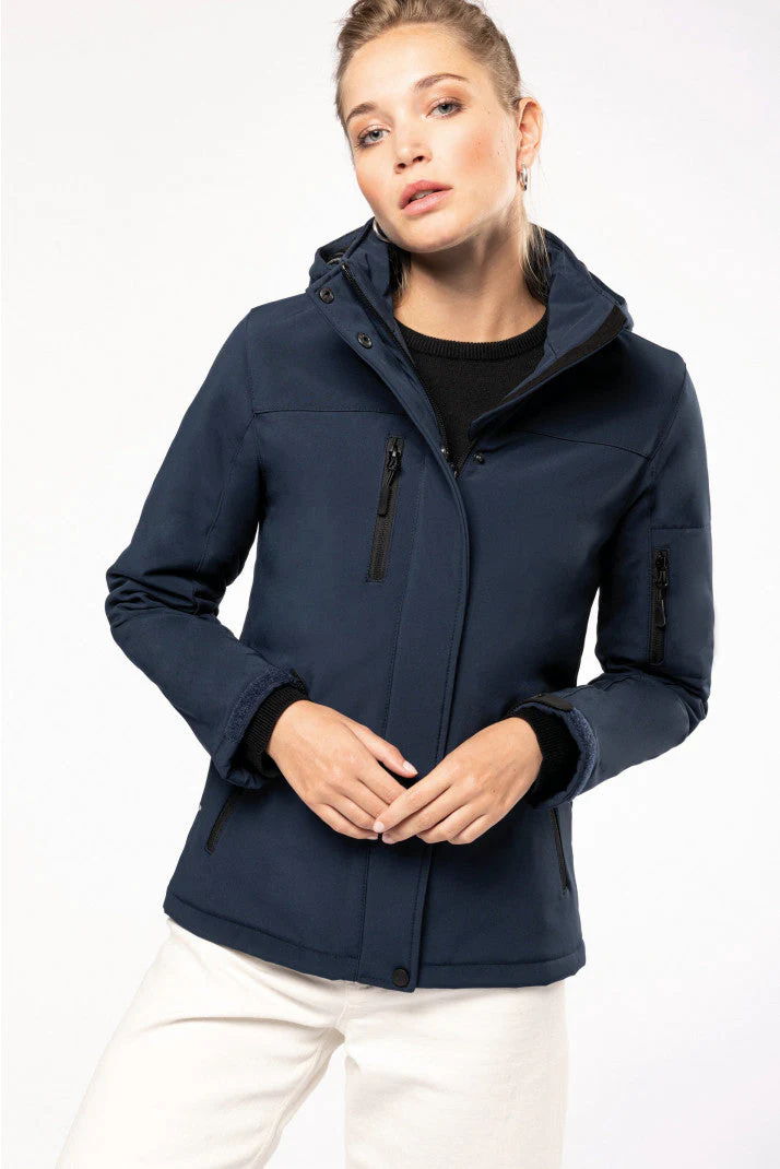 Parka Softshell acolchoada de senhora com capuz – Image 2