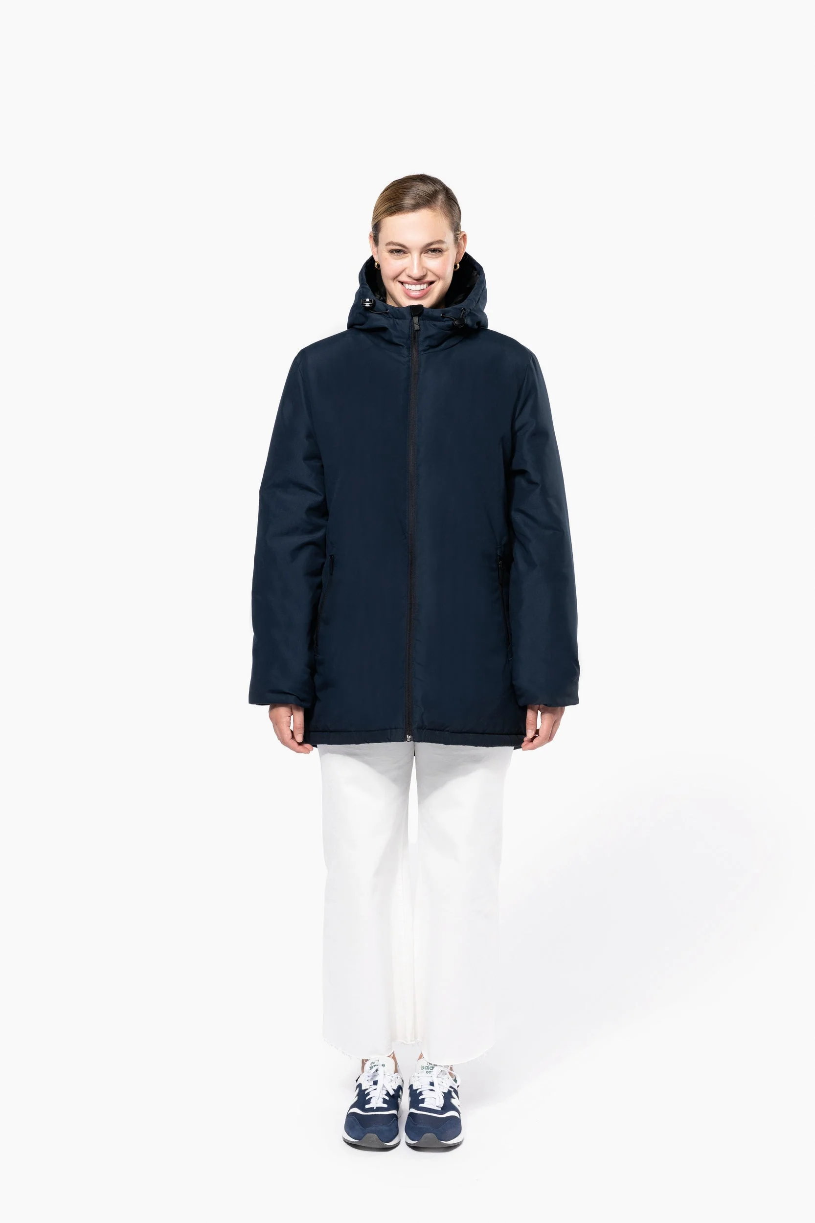 Parka com capuz de material reciclado unisex – Image 6