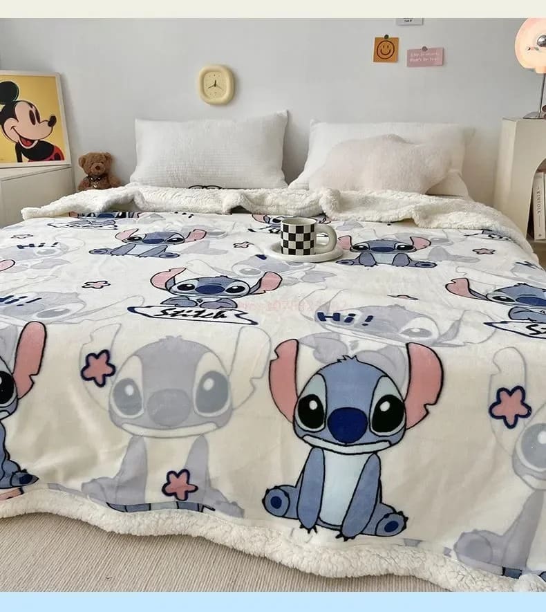 Plaid Polaire Stitch Disney – Image 4