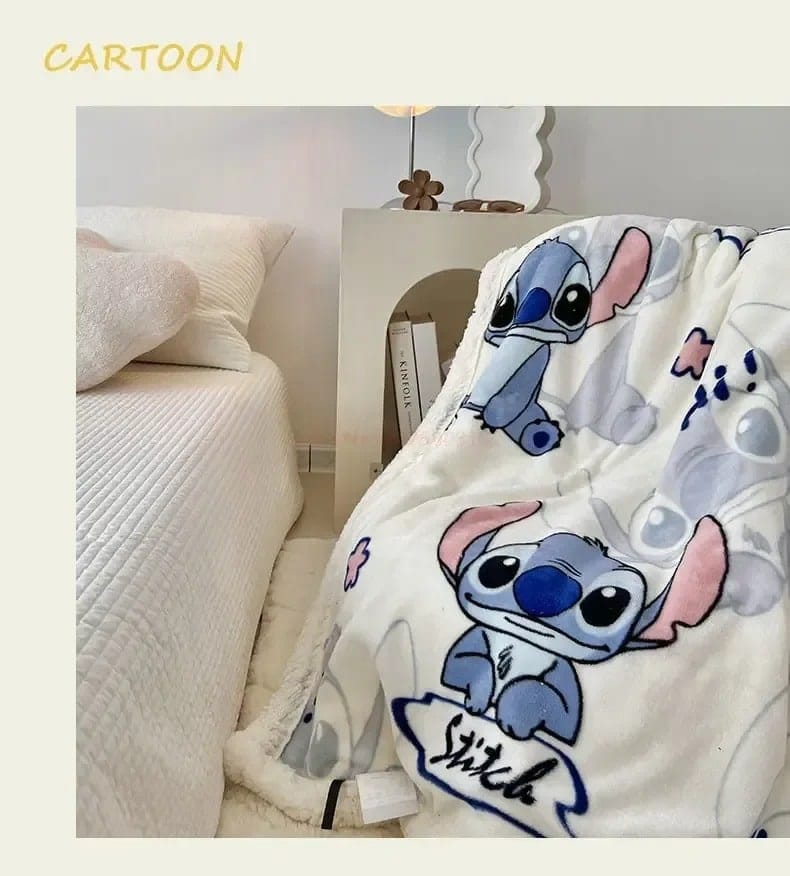 Plaid Polaire Stitch Disney – Image 3