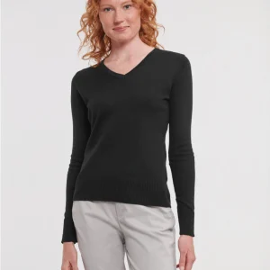 Pullover de Senhora com decote em V