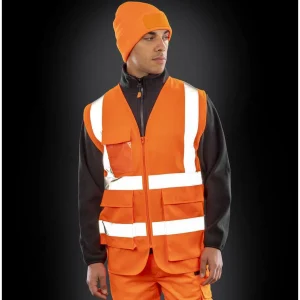 Gilet de sécurité en polycoton - HEAVY DUTY POLYCOTTON SECURITY VEST