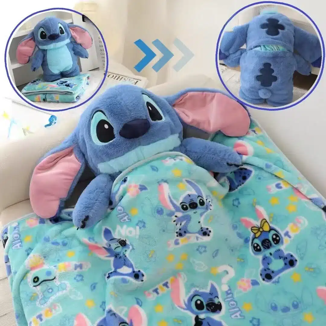 Peluche Stitch avec Couverture – Image 2