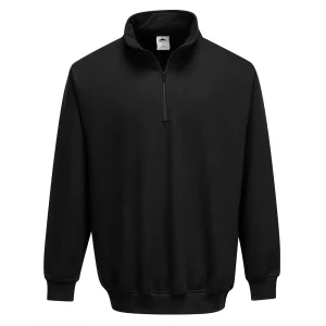 Sweatshirt Sorrento Fecho Zip na Gola