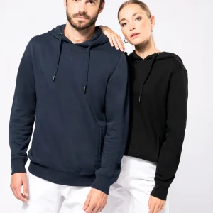 Sweatshirt com capuz eco-responsável unissexo