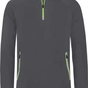 Sweatshirt  de desporto 1/2 fecho com capuz