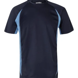 T-SHIRT TÉCNICA BICOLOR cor Azul Marinho