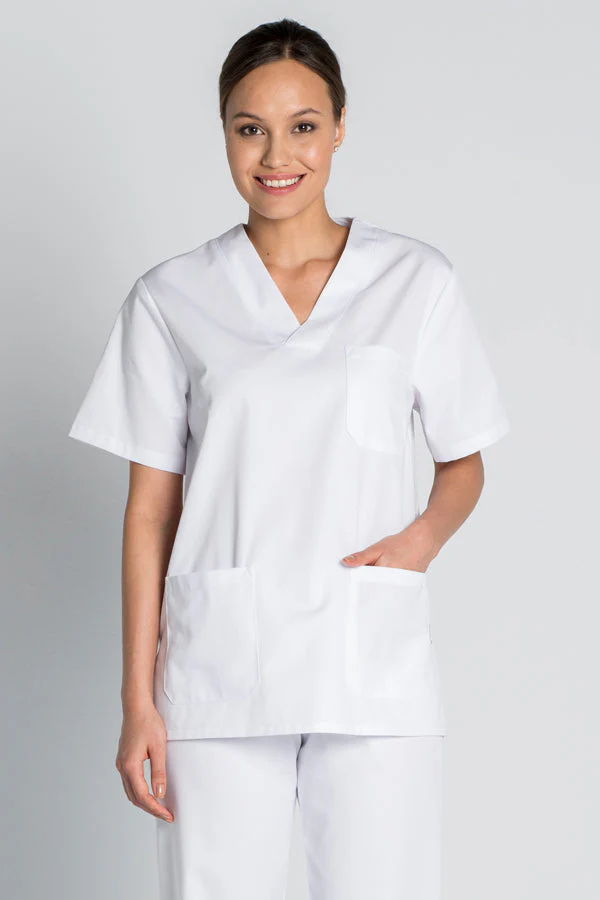 Túnica Médica Bilbao mcurta branca – Image 3