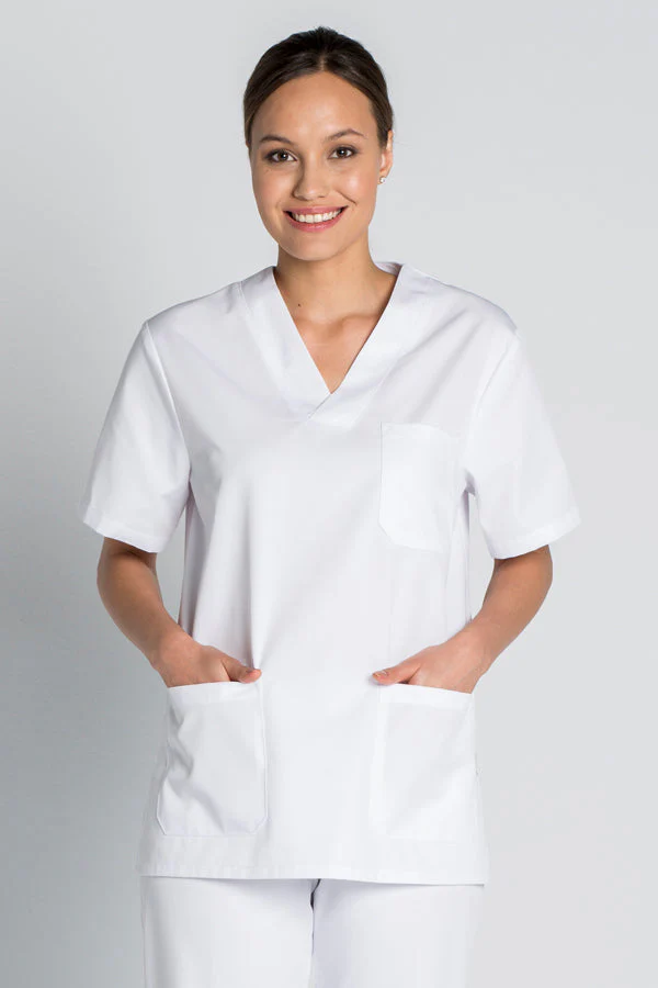 Túnica Médica Bilbao mcurta branca – Image 4