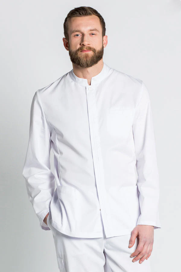 Túnica branca masculina Varsovia m/comprida – Image 2