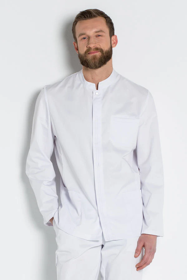 Túnica branca masculina Varsovia m/comprida – Image 5