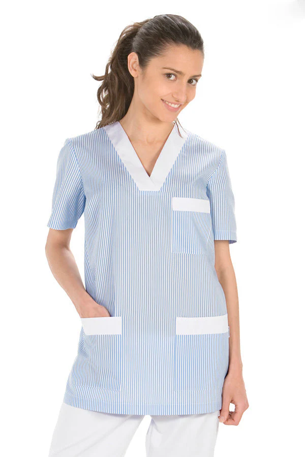 Tunica clássica de manga curta para serviços