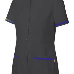 Túnica com aplicações Cor e botões automáticos