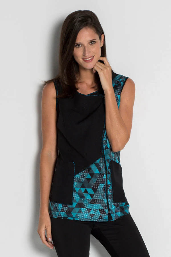 Túnica com estampa hipster fúcsia – Image 6