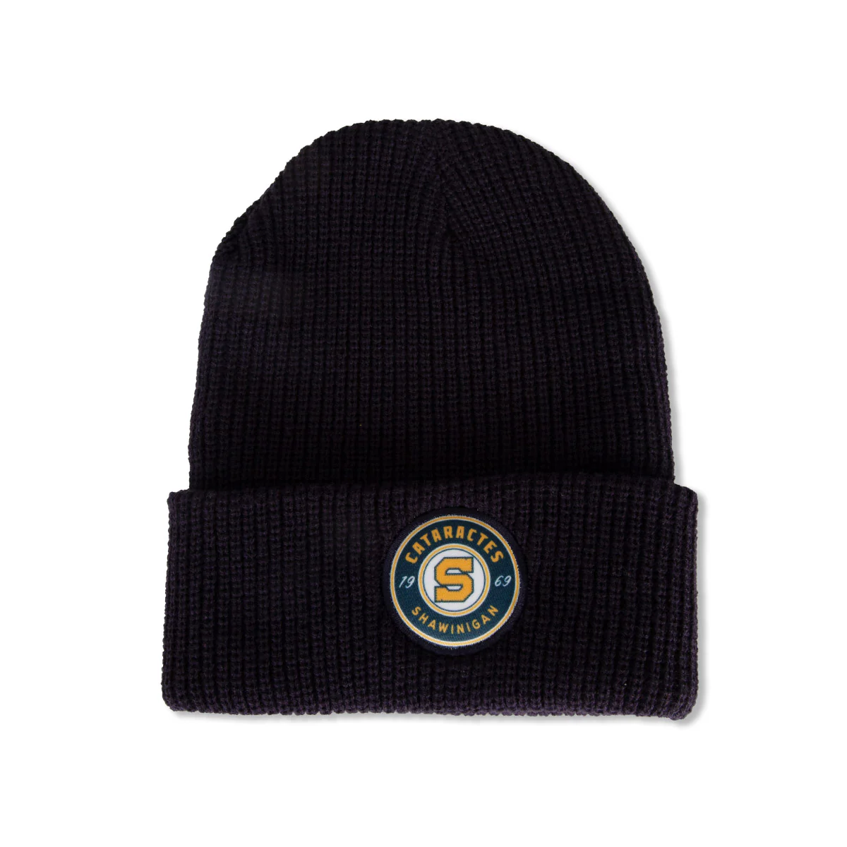 Tuque à rebord avec écusson du logo brodé - Cataractes – Image 2