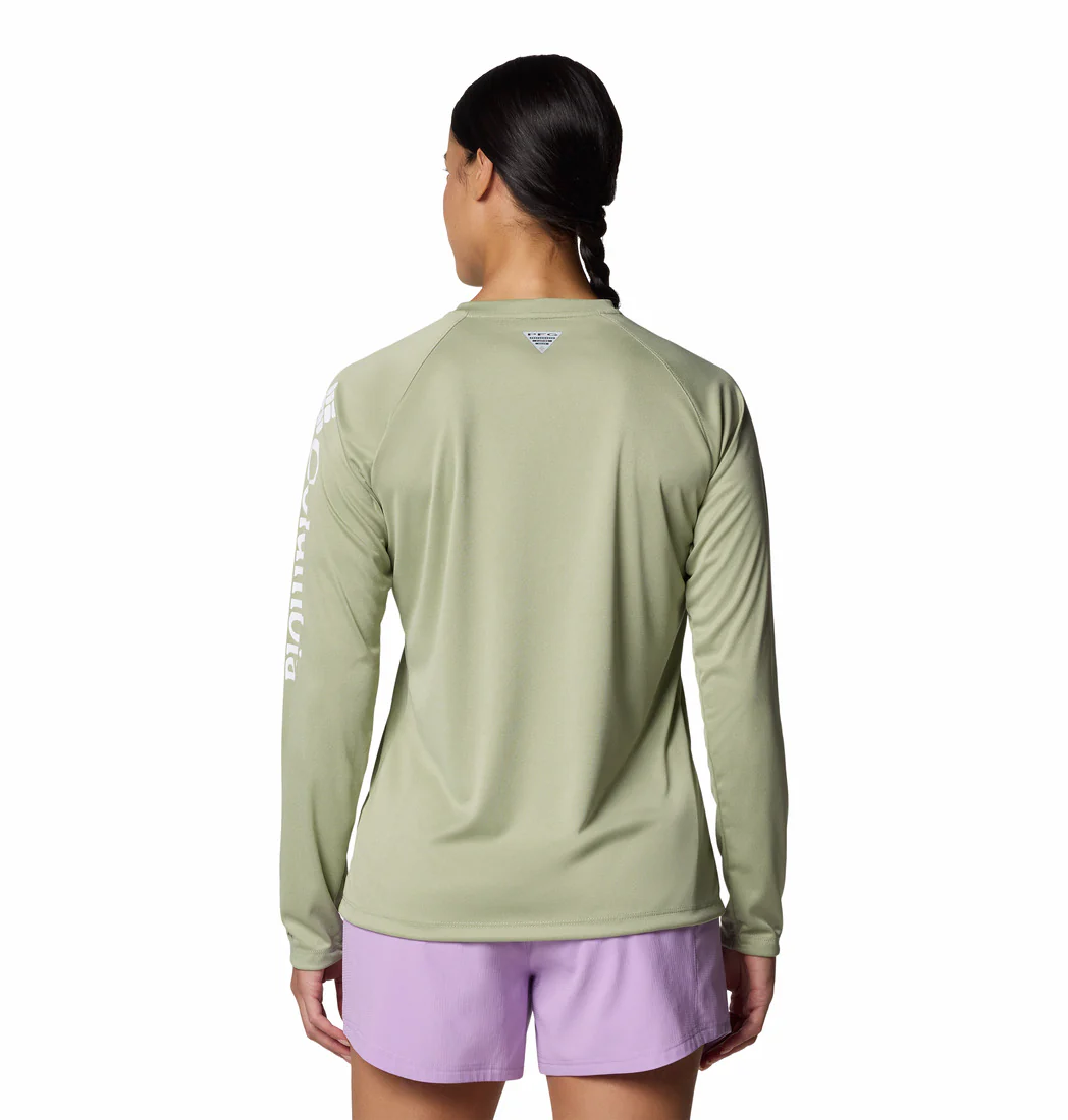 Chandail à manches longues pour femmes Columbia - TIDAL TEE HEATHER LS – Image 3