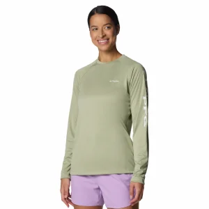 Chandail à manches longues pour femmes Columbia - TIDAL TEE HEATHER LS